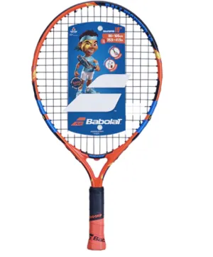 Babolat Ballfighter 19 Prestrung Junior Tennis Racquet [Orange/Blue/Black/Yellow]