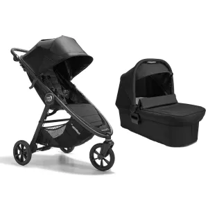 Baby Jogger City Mini GT2 Pushchair   Carry Cot Bundle - Opulent Black