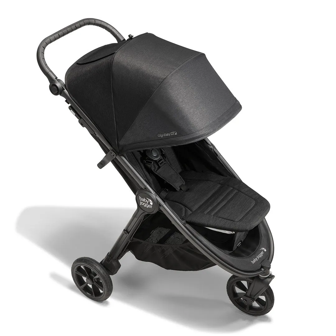 Baby Jogger City Mini GT2 Pushchair   Carry Cot Bundle - Opulent Black