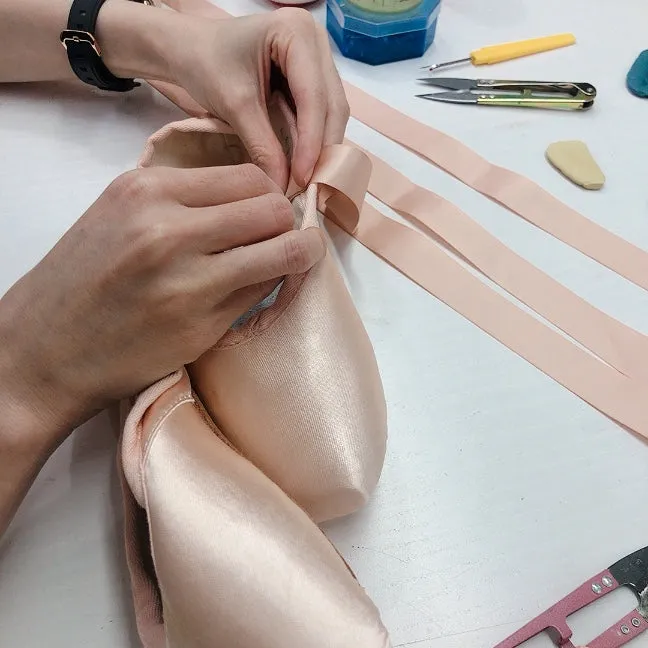 Ballet Pointe Shoe Ribbons Sewing Workshop