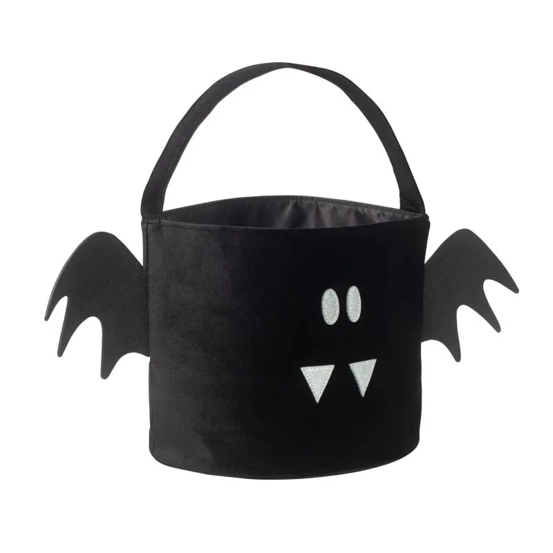 Batty Trick or Treat Bag - Black