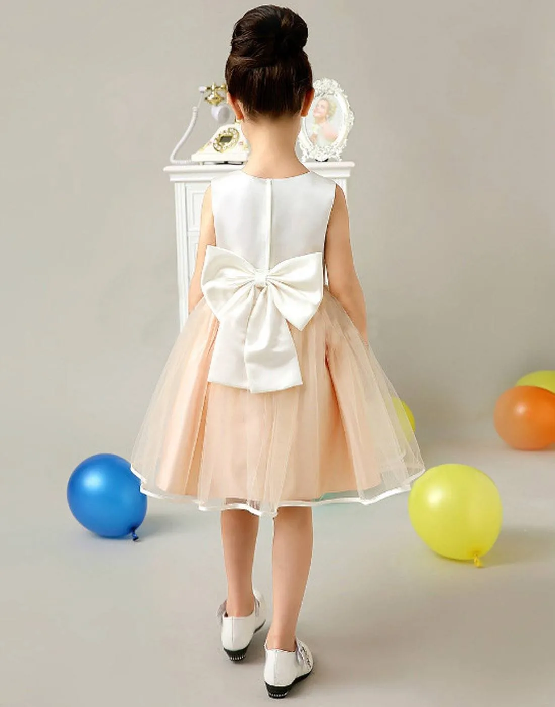 Blush Flower Girl Tutu Dress