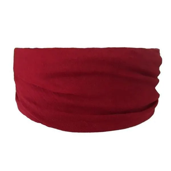 Burgundy Tube Turban