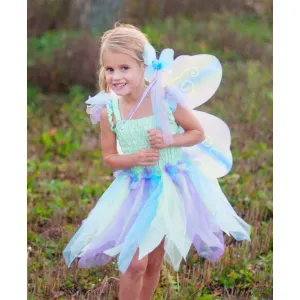 Butterfly Dress with Wings & Wand