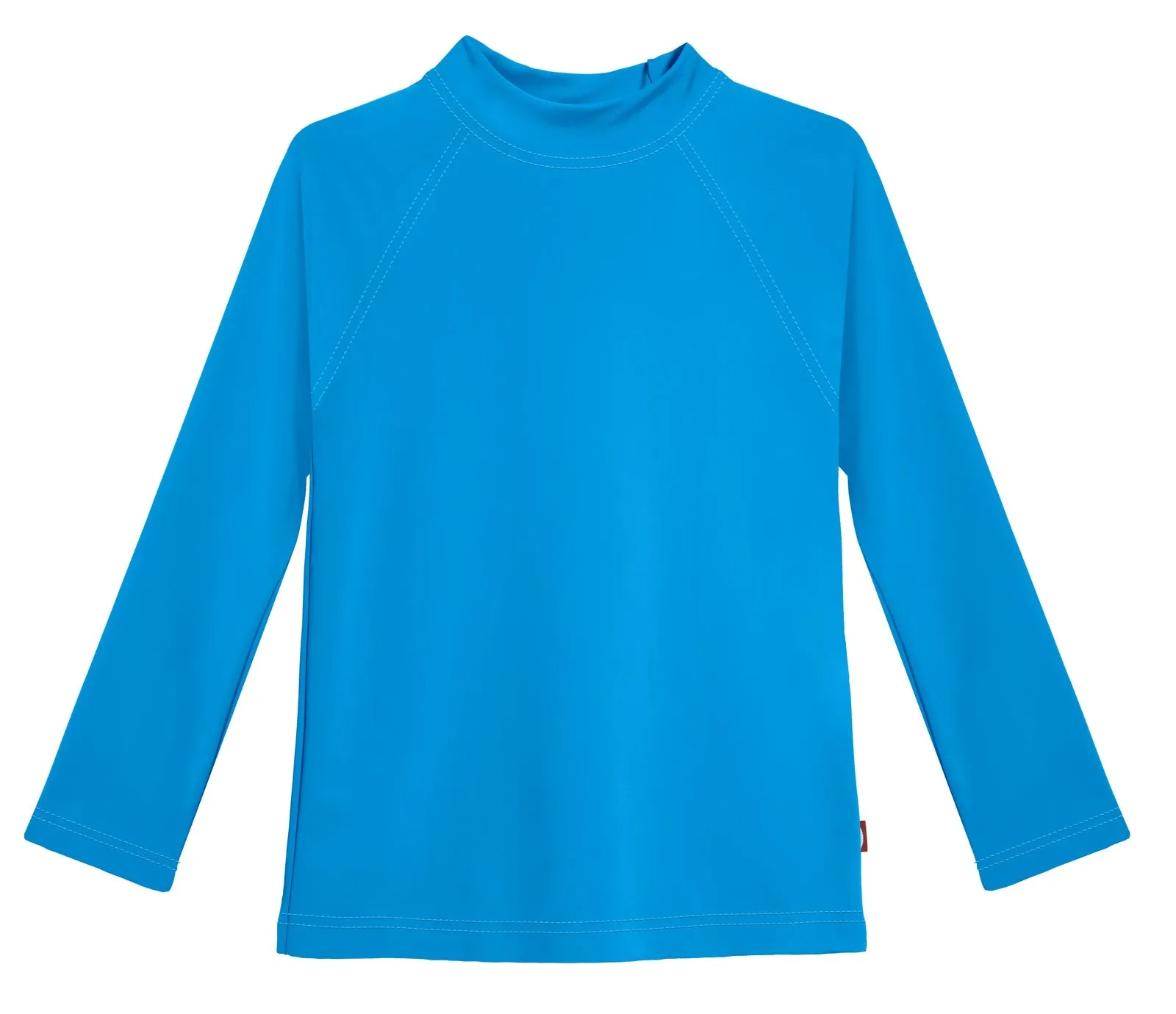 Girls Recycled Nylon UPF 50  Long Sleeve Rashguard | Turquoise