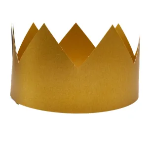 Gold Card Party Crowns