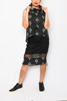 Isis Black Kaleidoscope Top