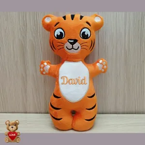 Personalised Tiger cub cute soft stuffed toy - Custom Gifts For Children