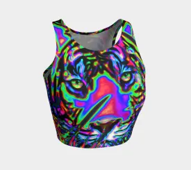 PSYCHEDELIC TIGER | ATHLETIC CROP TOP | IMRAN