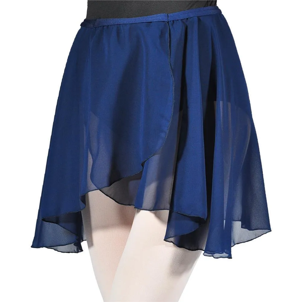 Pull-On Wrap Skirt Chiffon Child