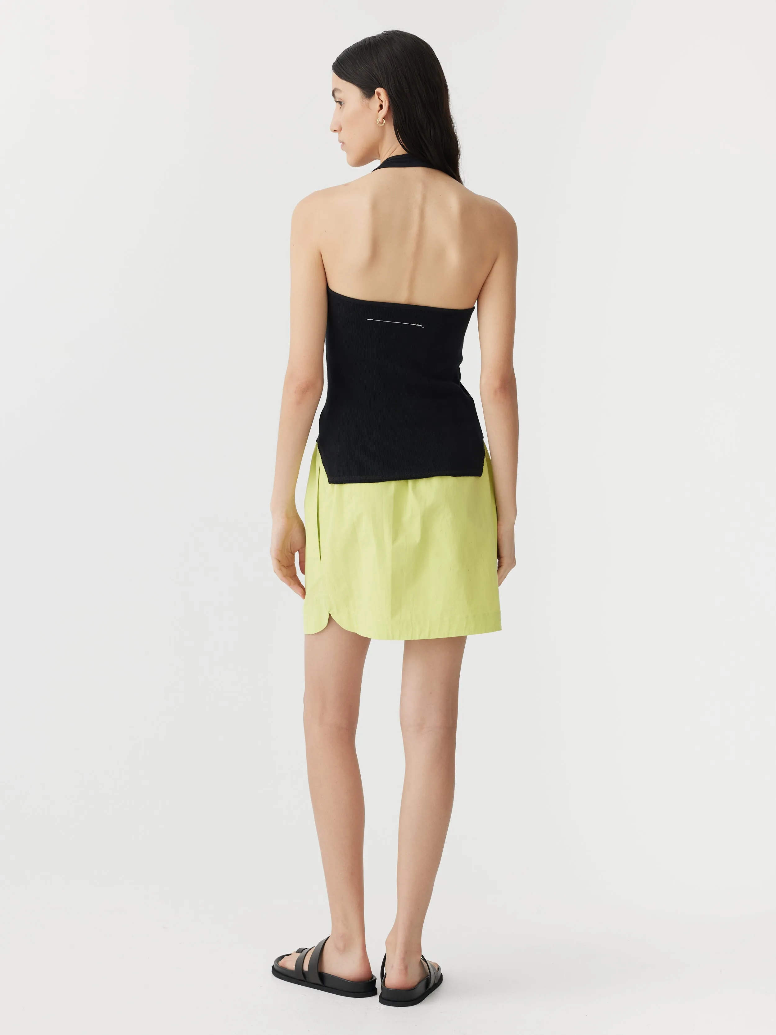 rib asymmetric halter tank