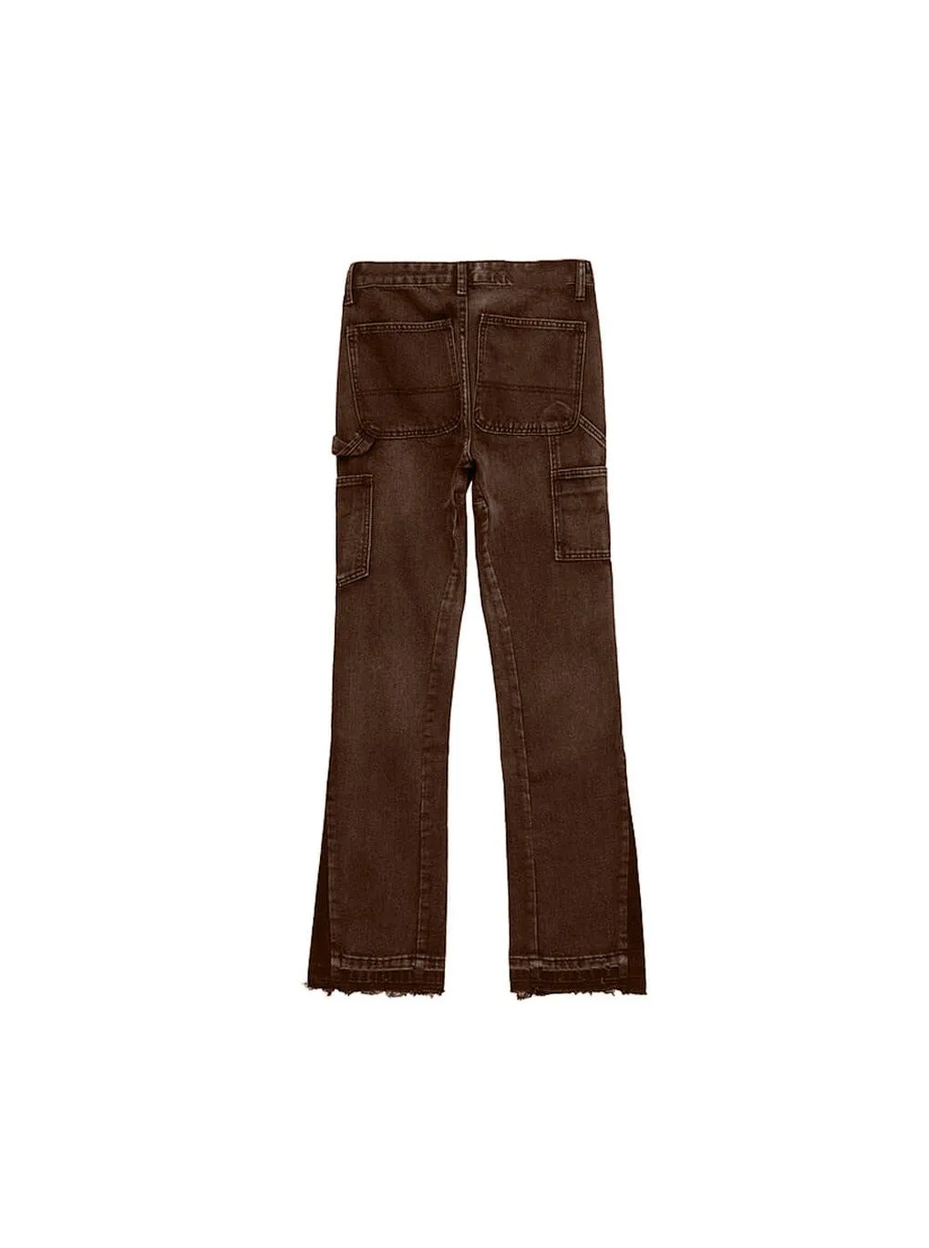 Sole et. Al Metro Flared Carpenter Denim Jeans : Brown