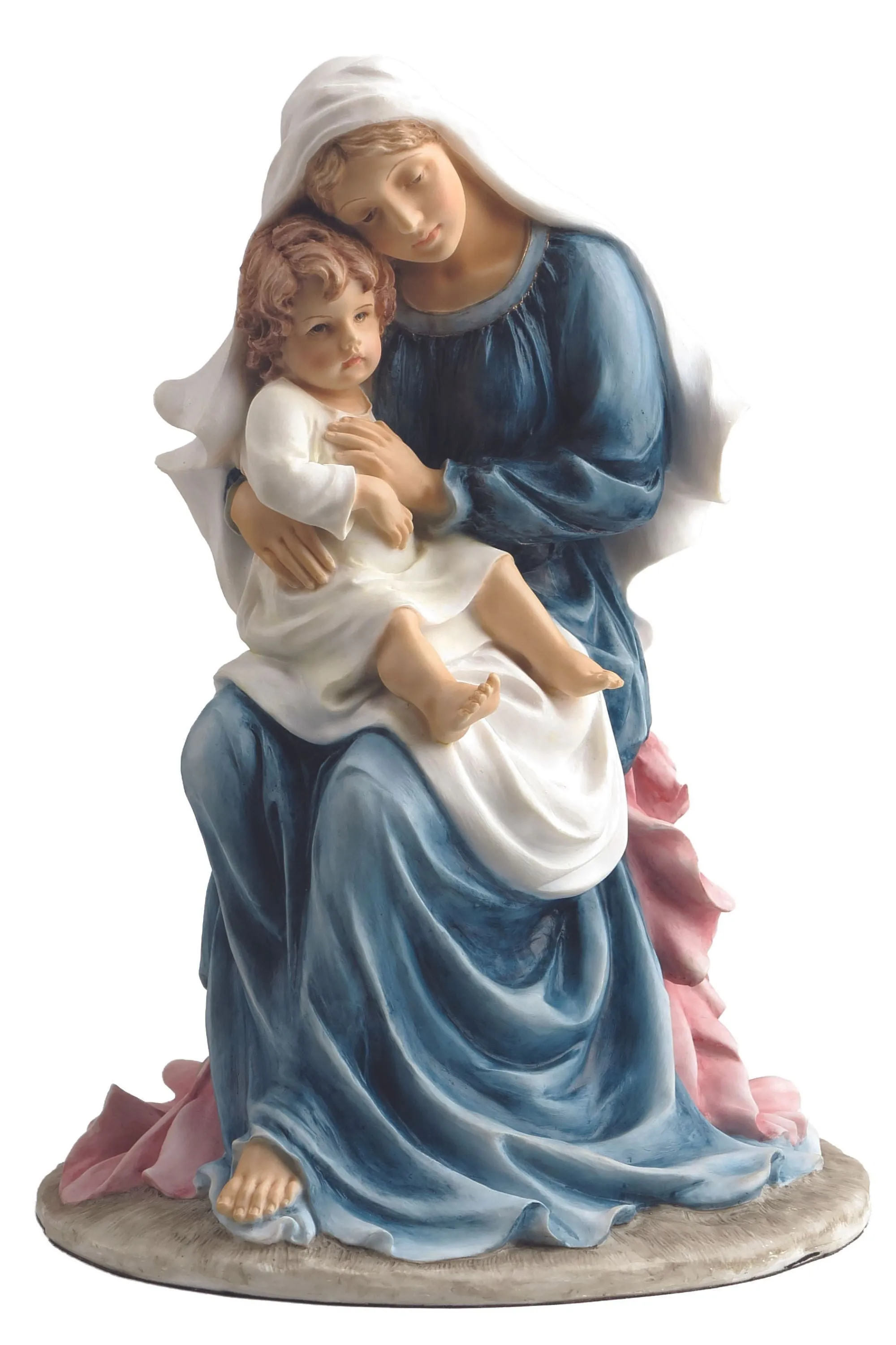 SR-77376-C Madonna & Child in Color 9"