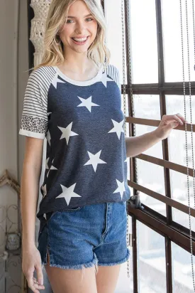 Stripe Star Top