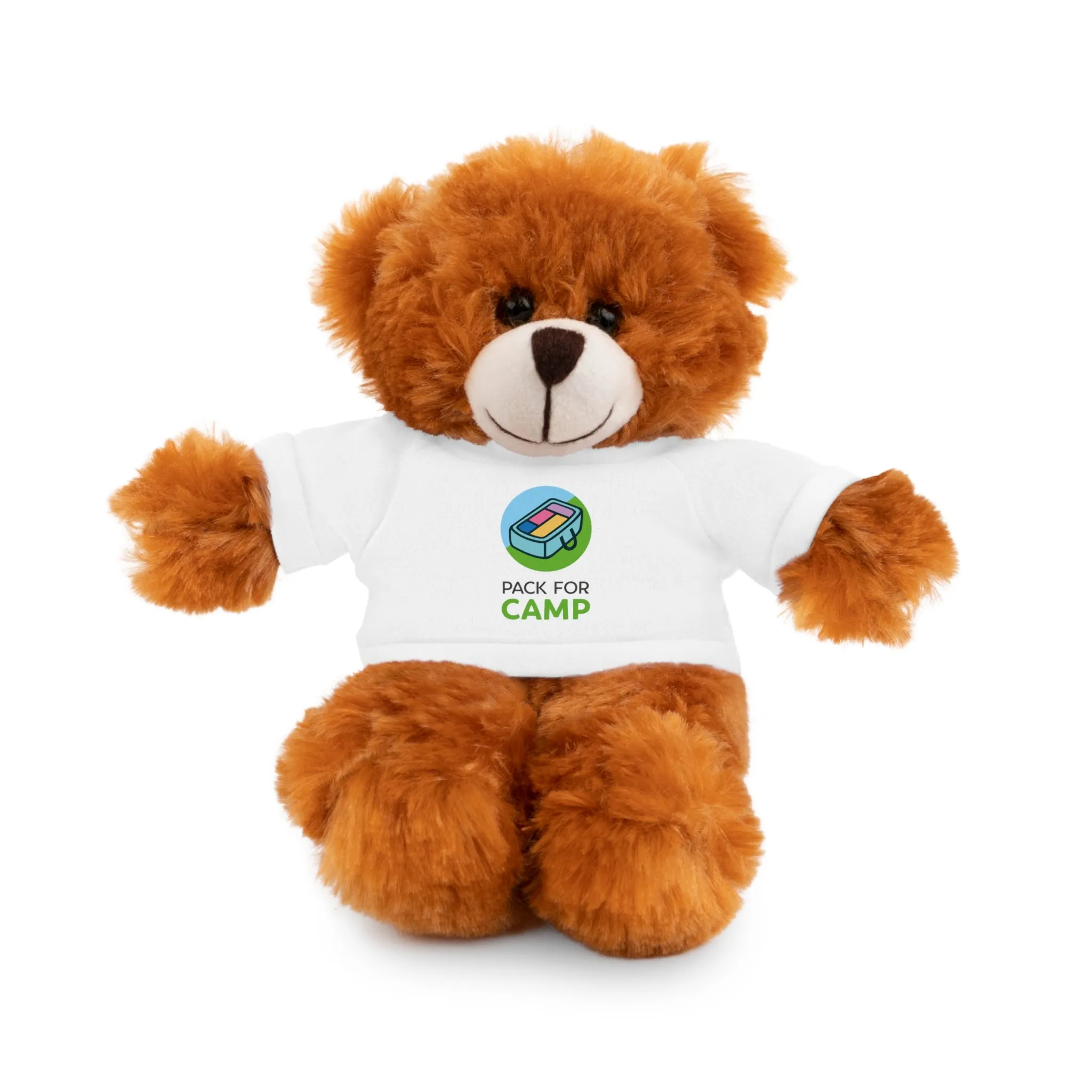 Stuffed Bear with Logo Tee