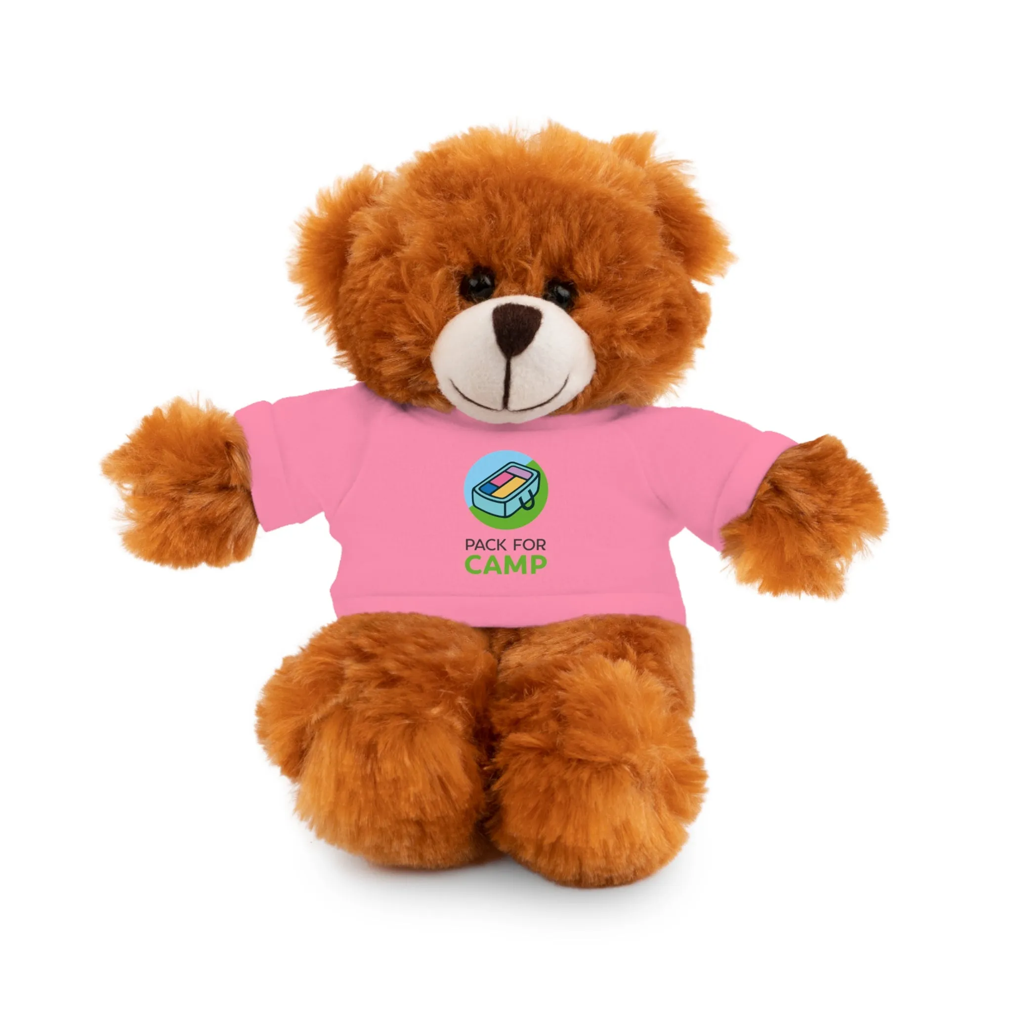 Stuffed Bear with Logo Tee