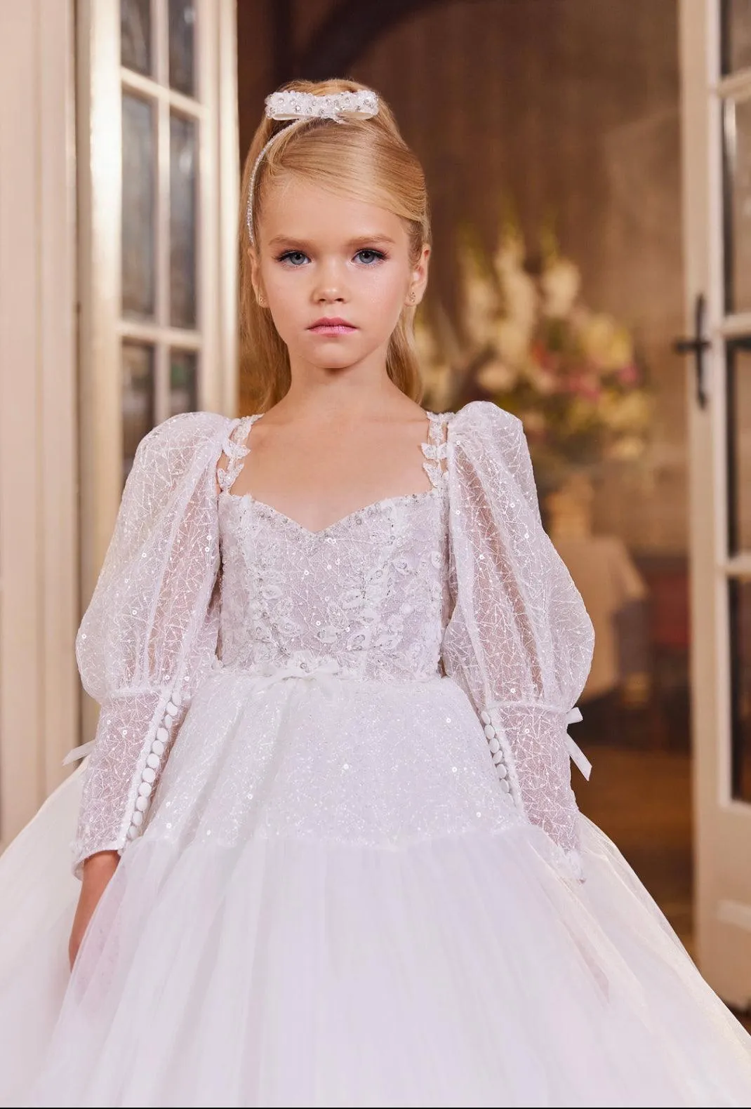 The Regal Snow Princess Gown