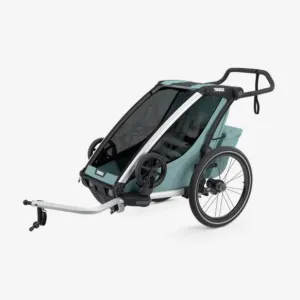 Thule Chariot Cross Single seats Multisport-Bicycle Trailer Double | Alaska Blue