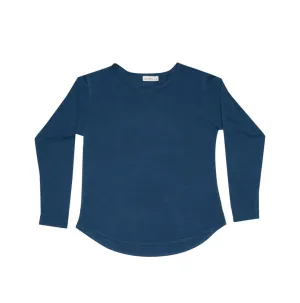 ZUTTION KIDS L/S ORGANIC TEE - NAVY